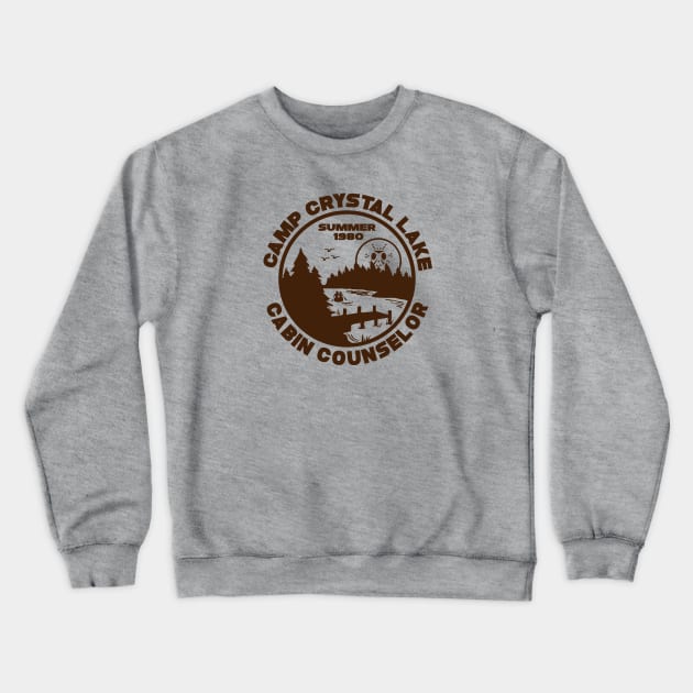 Camp Crystal Lake Counselor Crewneck Sweatshirt by Mike Ralph Creative